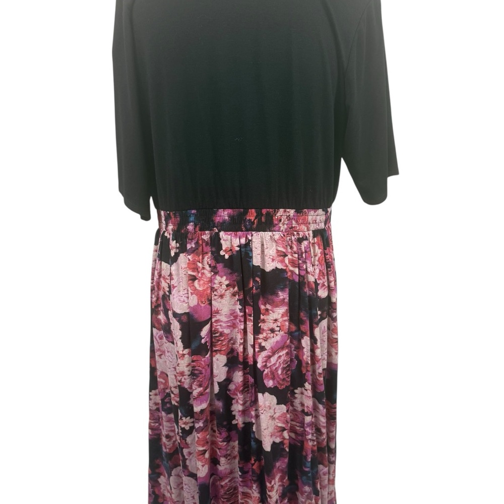 Torrid floral skirt print and black top dress size 1-1X/14-16 - Picture 3 of 11